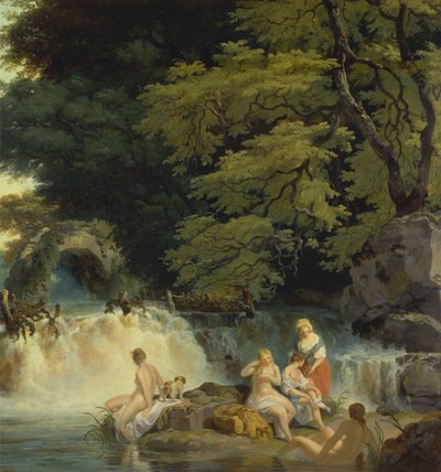 El salto del salmón, Leixlip de Francis Wheatley